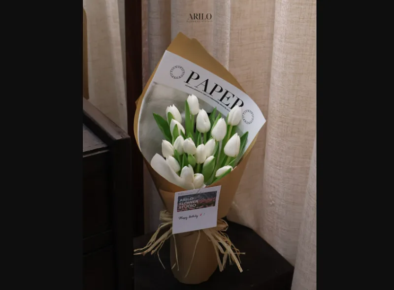 Nên tặng hoa tulip trắng vào những dịp nào?